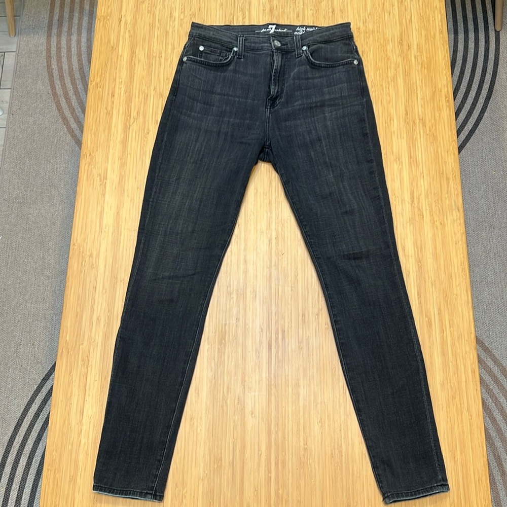 7 For All Mankind high-waist ankle Gwenevere denim